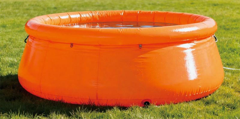 Open type water storage bag