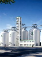 Gas film grain silo