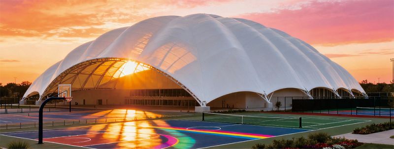 Gymnasium tent